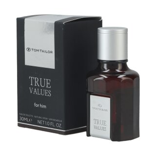 Tom Tailor True Values for 5,99 € Parfumtotal 30 , de - Him Eau - ml Toilette